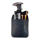 Durable Leather Work Pocket Organizer for Tools/Pens, Office & Work Essentials Handmade by Hide & Drink :: Slate Blue