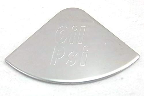 Image of GG Grand General 68651 Stainless Steel Oil PSI Gauge Emblem for Kenworth