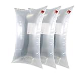 [page_title]-WINTER IS COMING - 3er SET - Mehrweg POOL POLSTER - 725 x 1.200 mm - inkl. Mundstück Adapter - Made in Germany - Winterabdeckplanen Luftkissen Staupolster Stausack Aufblasbar Wintermittel Winterkissen