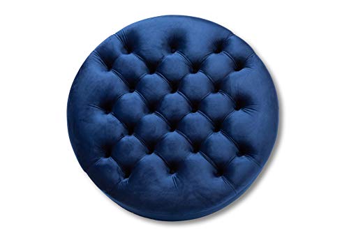 Baxton Studio Ottomans, Royal Blue #TOP1