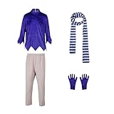 Todeeral Kid's mischievous miser costume cosplay Christmas(L,MY202264kid)