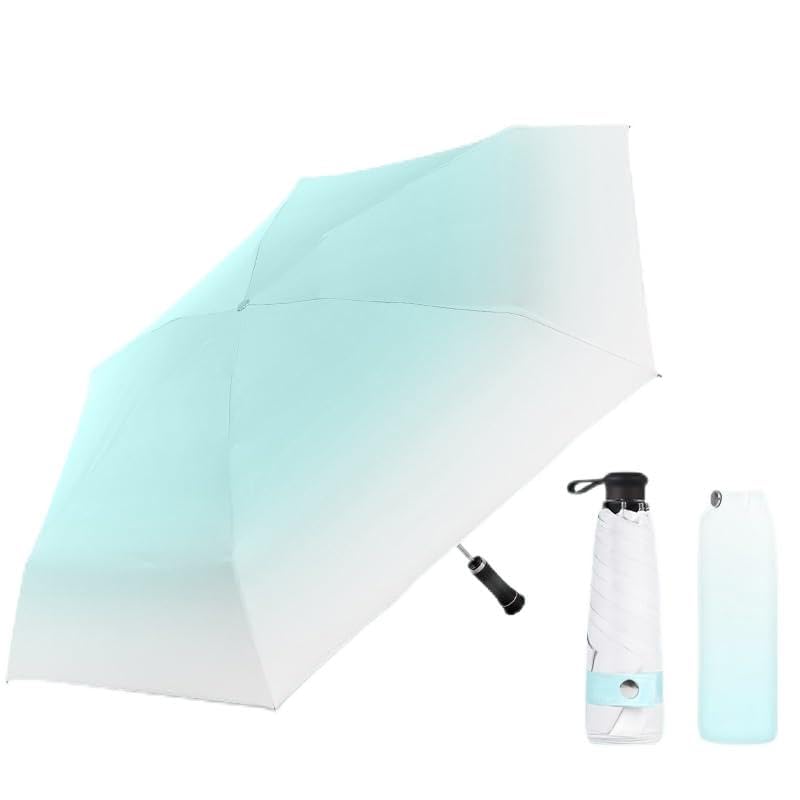 RENEESME Umbrellas for Rain Manual Compact Portable Umbrella, Rain Or Shine Folding Umbrella, Simple Parasol Strong Umbrella for Wind and Rain(A)