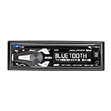 Jensen JCR311 High Resolution LCD Single DIN Car Stereo | Bluetooth | CD Player | USB & MP3 | Siri/Google Assist Button