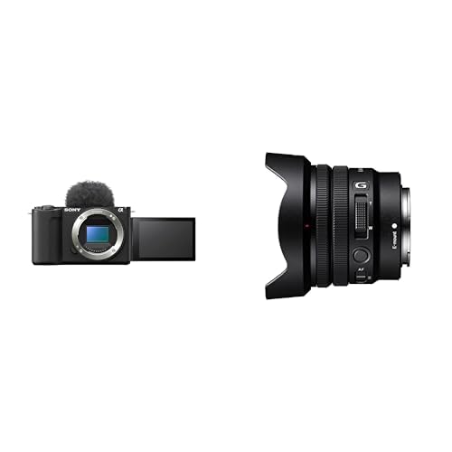 webcamera vlog sony apsc con obiettivo 10-20mm