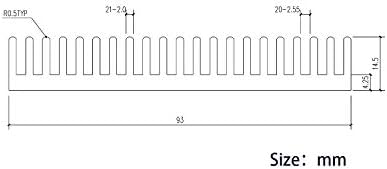 High Power Large Aluminum Heat Sink Plate 150mmx93mmx15mm/ 5.9x3.66x0.59 inch Heatsink Module Cooler Fin for PCB Board LED Motherboard Cooling GPU Backplate Radiator Routers RTX 3090 3080, Black