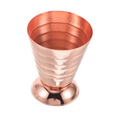 Garneck Stainless Steel Barware Set Bar Jigger Cocktail Measure Jigger 75ml Single Headed for Home Professional Use