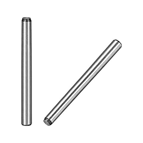 sourcing map 10 Stück Kegelstift 1:50 45# Kohlenstoffstahl GB117 80mm Länge 6mm Kleine End Durchm Cover