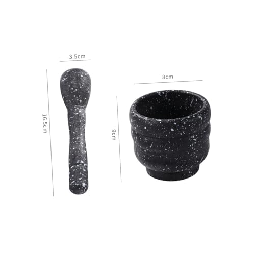Alipis triturador manual de ajo con mortero miniatura 7