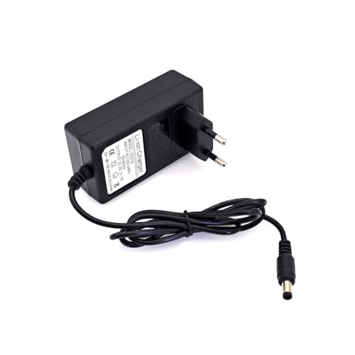 JZK 25.2 V 1 A Cargador para Batería de Litio, Adaptador de Carga DC de Repuesto para Li-Ion con Luz de Control