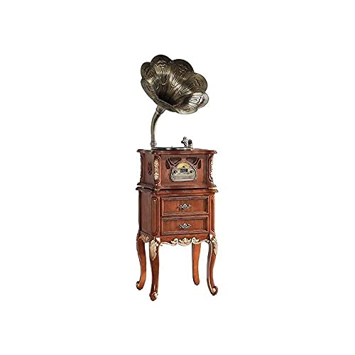 AMZOPDGS Tourne-Disque rétro, Music Box Record Player Retro Turntable, All in One Vintage Phonographe Gramophone… - Les Beatles, Paul McCartney, John Lennon, RIngo Starr, George Harrison AMZOPDGS Tourne-Disque rétro, Music Box Record Player Retro Turntable, All in One Vintage Phonographe Gramophone…