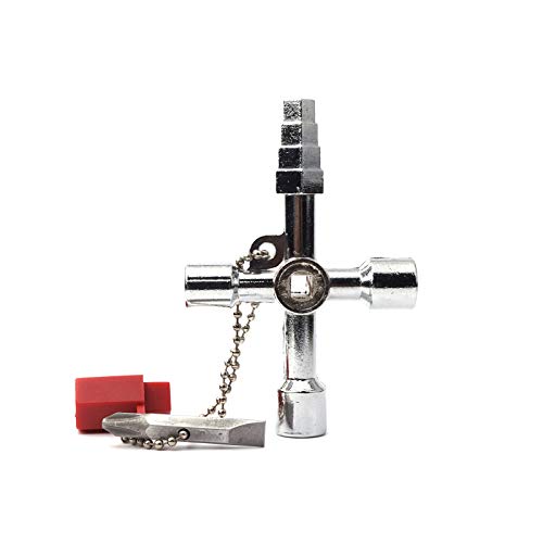Preisvergleich Produktbild Multifunktionale marine werkzeuge schlüssel universal schaltschrank schlüssel drehmomentschlüssel cross - schlüssel mit 11 1 cnc - schlüssel zug schlüssel (Silver with Pagoda style)