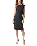 Kasper Petite Cap Sleeve Sheath Dress with Seamed Waist Detail
