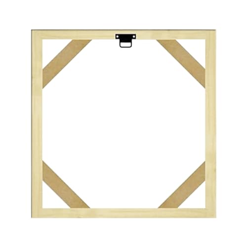 ECYC Ltd 40 x 40cm Wood Canvas Frame Kit DIY Canvas Stretcher Bars Canvas Frame Diamond Art Wooden Frames Stretch Canvas Wood Frame for Oil Paintings Prints Wall Art Gallery Wrap Home Dcor