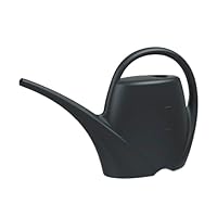 Gießkanne klein für den Zimmerpflanzen 1,7 L - Blumengießkanne aus Hochwertigem Kunststoff - Handliche Giesskanne für Innenbereich - Ideal für Bewässerung für Zimmerpflanzen, Anthrazit