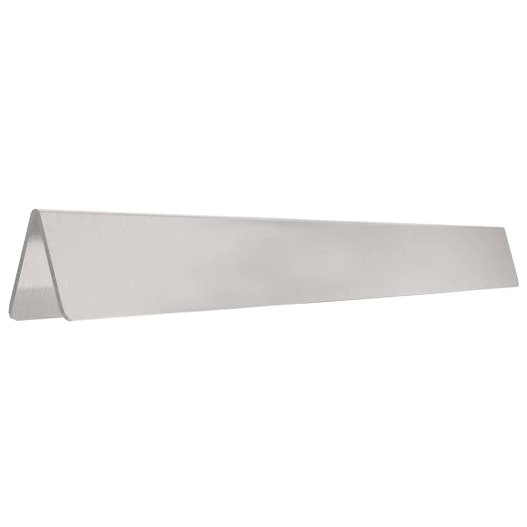 Rasenkante aus Edelstahl, Silber, 450 x 15 cm, 3,73 kg
