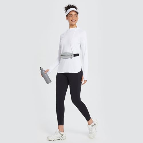 Image of BALEAF Women's Sun Protection Hoodie Shirt UPF 50+ Long Sleeve UV SPF T-Shirts Rash Guard Hiking Running Quick Dry
