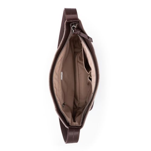 Image of The Sak De Young Crossbody Purse - Premium Leather Women's Handbag for Everyday & Travel - Cross Body Bag With Zipper