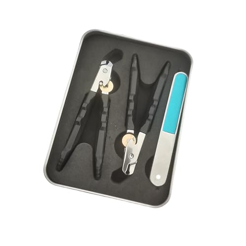 Coupe-ongles large précis avec manche long et système anti-dispersion
