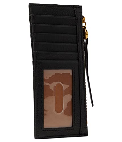 Hobo Carte Compact Wallet For Women - Hide Leather Construction With Multiple Card Slots And Zipper Pocket, Durable And Handy Wallet Black One Size One Size #TOP1