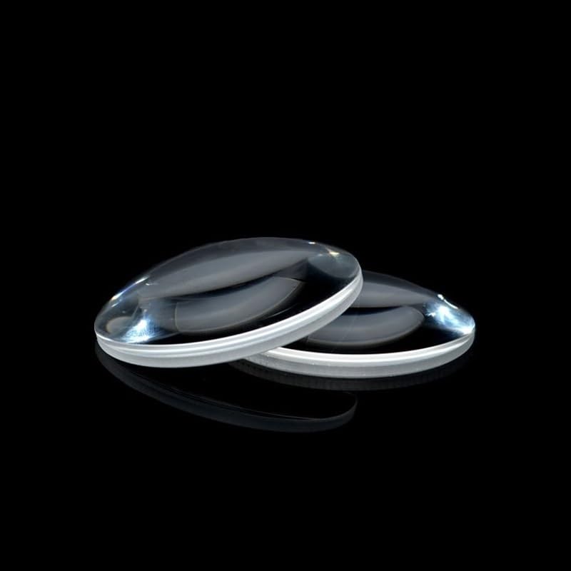 1pc round shape k9 optical glass lens plano convex lens diameter 42mm convex lens focal length 40mm spotlight imaging experiment stage lights