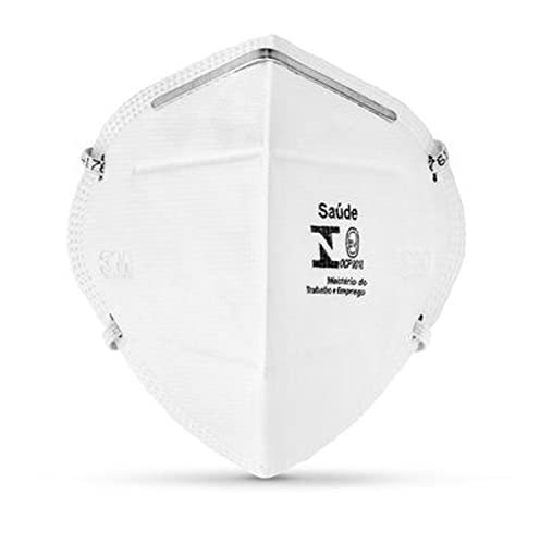 01 Máscara PFF2(N95) 3M 9920h Hospitalar para proteção respiratória com Inmetro e Anvisa