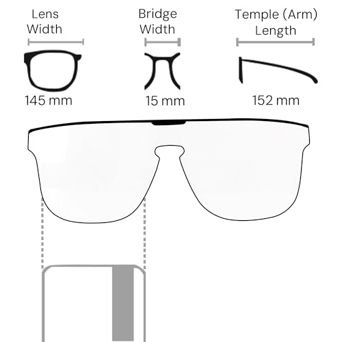 Eyewearlabs OKNO | Polarized Unilens Over-Sized Alloy Premium Branded Stylish Sunglasses For Men & Women | 100% UV Protection Shades | Cricket Sports Cycling Driving | Punisher