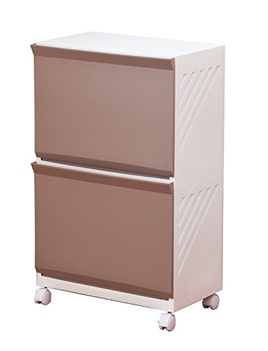 平和工業 ランドリーボックス クレバン 2段 322 ベージュ