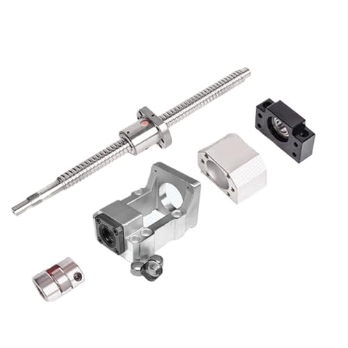 Metal Ball Screw nut end Processing SFU1605 Ball Screw +HM12-57 C7 Aluminum for Nema23 Stepper Motor+ End Support BKBF12+DSG16H Nut Housing+XB25*30-8 * 10 Coupling(550mm)