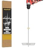 Wyckoff 17.5-Inch Wine Degasser Drill Attachment (Ver.3) SUS316 Stainless Steel Stirrer, Mixer Rod, and Paddle...