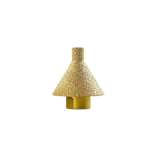 Broca de diamante para avellanado M14, para ensanchar agujeros y biselar, herramienta de rectificado de 50 mm para granito, mármol, baldosas y piedra (D38xM14) miniatura 1