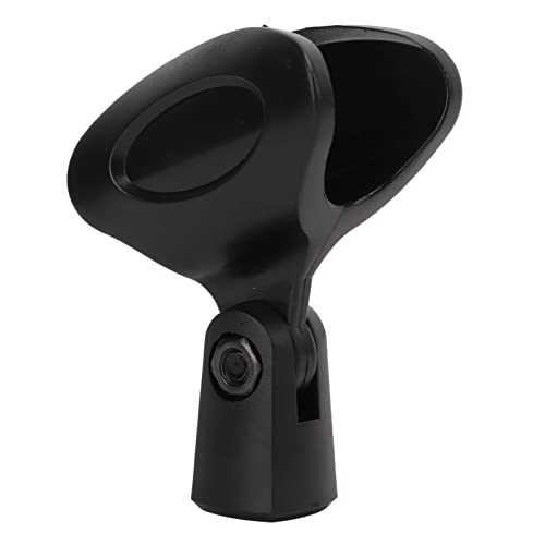 Fydun Mic Stand Clip R7 Microphone Holder Mount Adjustable 5/8in Screw Hole Plastic for Wired Mic Applied Family