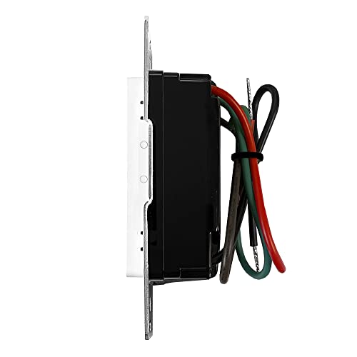 Maxxima MEW-DM680 3-Way/Single Pole Digital Dimmer Wall Light Switch - Featuring Brightness Indicator Lights thumb #4
