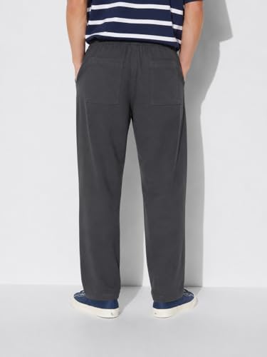 Image of Alan Jones Clothing Mens Washed Jersey Cotton Ankle Pants | Soft Stretch Jersey Cotton | Elastic Waist with Drawstring