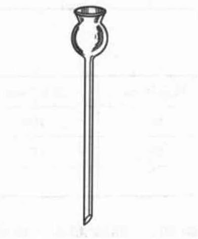 Beyondsupply-Lab Glass Thistle Tube Long Stem Funnel Straight New