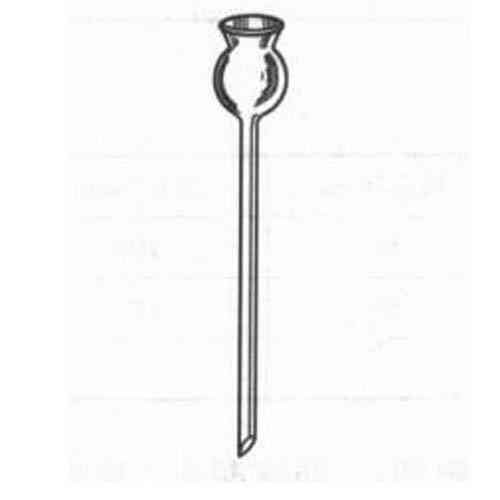 Beyondsupply-Lab Glass Thistle Tube Long Stem Funnel Straight New #TOP2