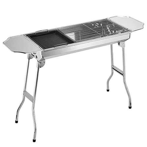 HYUARB Estufa portátil para Barbacoa al Aire Libre, Patio, Camping, Picnic, Adecuada para Personas, Mesa de carbón.