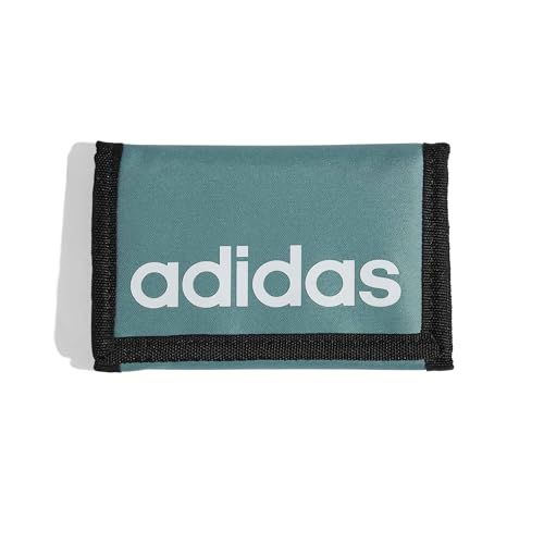 Adidas Mixte Linear Wallet, Powder Teal/Black/White, One Size