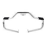Farbe: als Bild zeigen Motorradabdeckung und Leisten Motorrad-Motorschutz Sturzbügel Chrom Schwarz Sitz for Harley Softail FXBRS FXBR FXFBS FXFB FLFBS FLFB FLHCS FLHC FLSB 2018 2019 2020 Motorrad-Zubehör ( Color : Chrome )