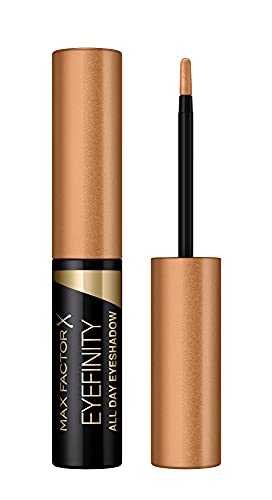 Max Factor Ombretto Liquido Eyefinity, Formula Waterproof e Lunga Durata, 02 Precious Gold