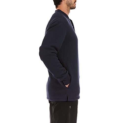 Image of Smith's Workwear Men's Sherpa Bonded Thermal Henley Pullover