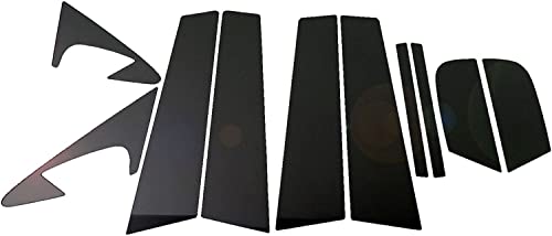 BRIGHTZ アクセラセダン BL系 鏡面ブラックメッキピラーパネルカバー 10PC バイザー無し用 【 PIL-BLA-069 】 5128 【 PIL−BLA−069 】