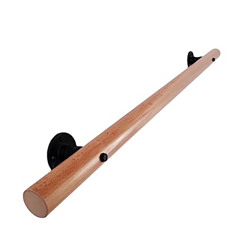 Qysm wall stairs solid wood handrails household indoor …