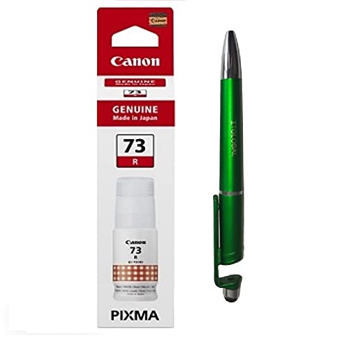 Canon 73 Red Ink Bottles with ITGLOBAL 3in1 Multi-Function Mobile Phone Stand, Stylus Pen, Anti-Metal Texture Rotating Ballpoint Pen (Very Colors) GI-73 Gi 73 Gi73-image-20