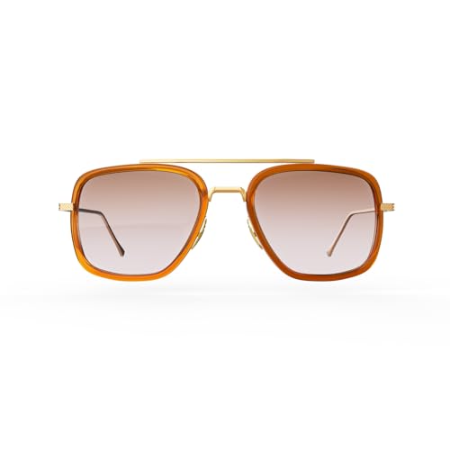 Polarized Sunglasses for Men Women Vintage UV400 Classic Iron-Inspired Hero Style Pilot Sunglasses2