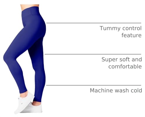 Image of SATINA High Waisted Leggings for Women - Comfortable and Stretchy in Versatile Sizes and Colors