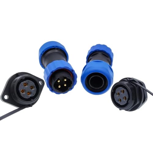 Conector de cable de alimentación SP20 de 10 pines con fijación de brida