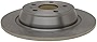 Raybestos R-Line Replacement Rear Disc Brake Rotor - For Select Year Ford Fusion and Lincoln MKZ Models (681012R)