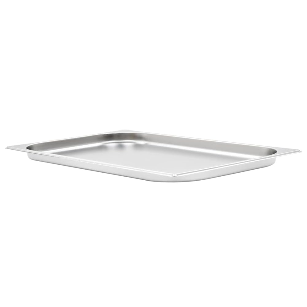 Generic Recipientes Gastronorm de Acero Inoxidable, GN 1/1, 20 Mm, Apilables y sin Rayones, Perfectos para Muebles y Equipos de Cocina Profesionales, Prácticos e Ideales para Restaurantes,