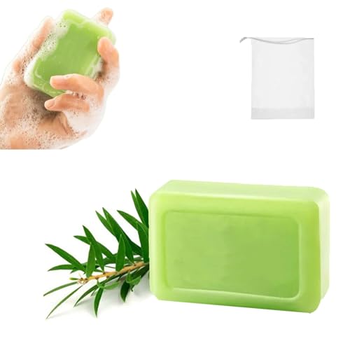 Jabón Relief, jabón con aceite de árbol de té, rutina natural a base de hierbas para los pies, jabones naturales para pies y cuerpo para una piel sana (1pcs)