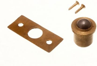 One Stop DIY 20 x CUPBARD DOOR SOLID BRASS BODY SPRUNG ROLLER BALL CATCH LATCHES 13MM NEW